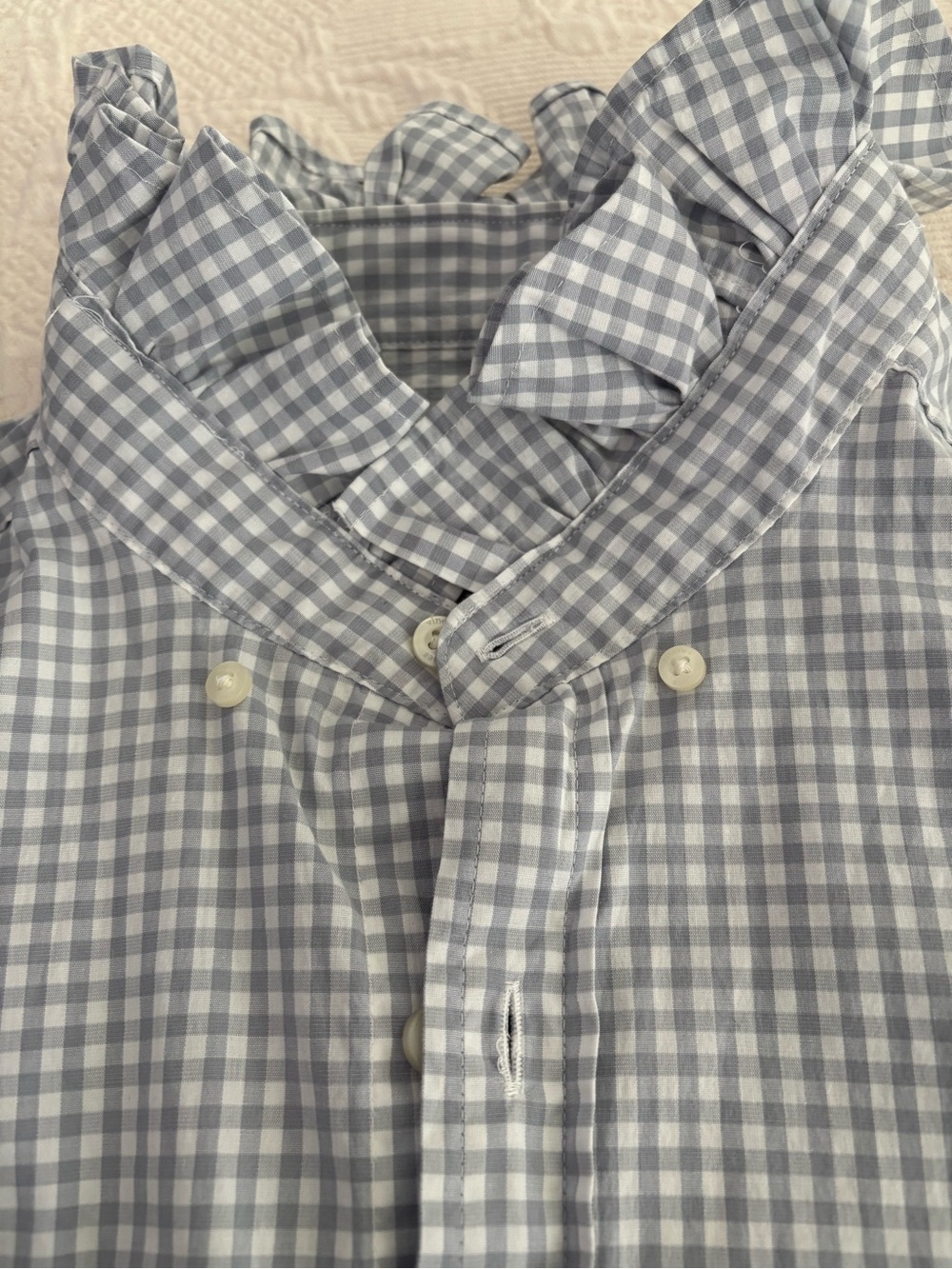 Vineyard Vines Gingham + Ruffle - Picture 3 of 7